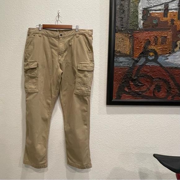 Carhartt Men’s Cargo Khaki Pants Size 40 X 32 - Picture 1 of 7